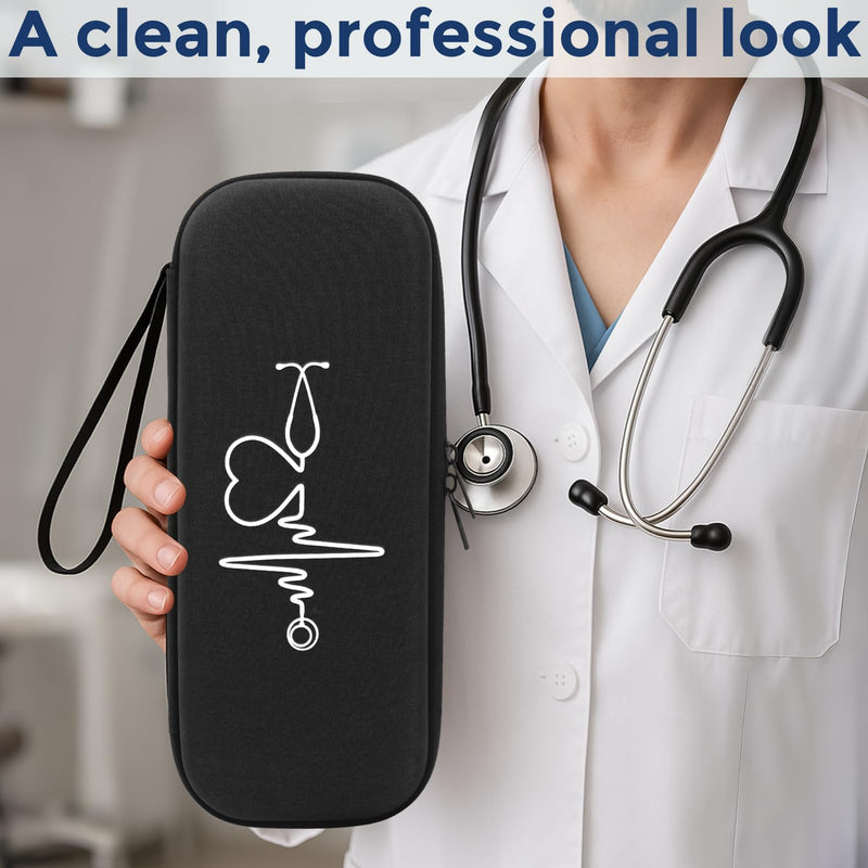 [Australia - AusPower] - Hard Stethoscope Case for 3M Littmann Classic III & Lightweight II S.E. - Stethoscope Bag for Blood Pressure/Scissor Storage - Nurse Doctor Gift, School & Hospital Essentials 