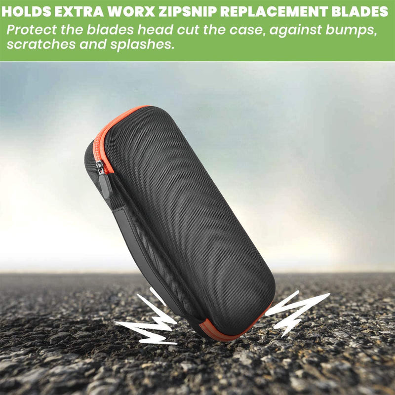 [Australia - AusPower] - ALKOO Case Compatible with WORX WX082L/ WX081L, Organizer for ZipSnip Cordless Electric Scissors, Fabric Scissors, Rotary Cutter Black Inner 