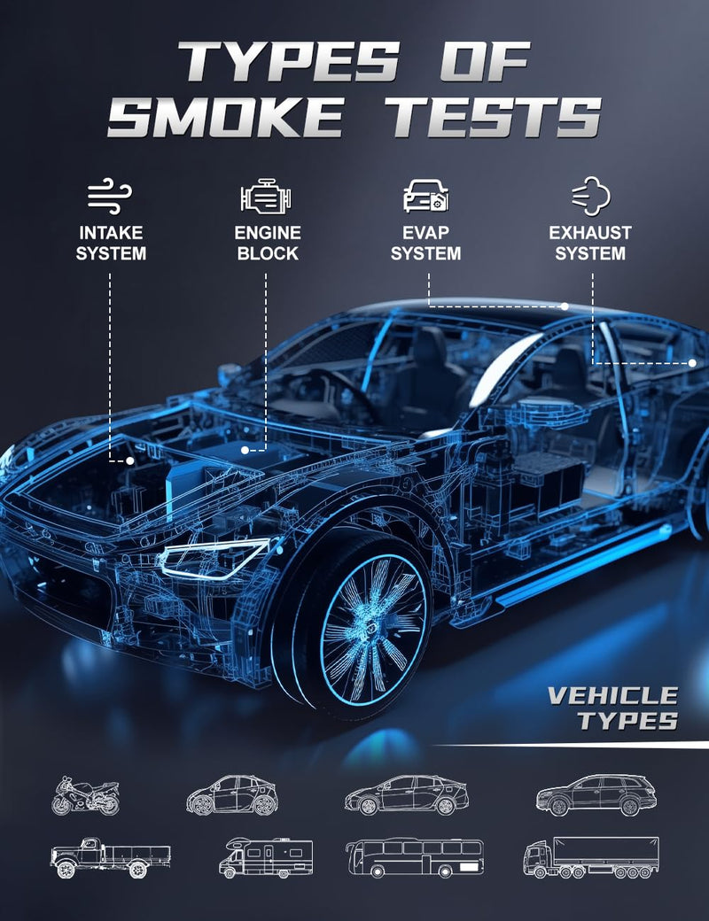 [Australia - AusPower] - Smoke Fluid Solution - 8oz Automotive Smoke Machine Liquid for Evap Vacuum Smoke Diagnostic Tester, Fuel Leak Detectors 