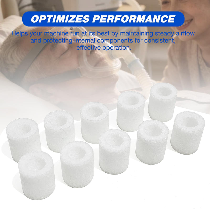 10 Pcs Filter for PARI Vios, Ultra II, Trek, and Trek S, CPAP Disposable Replacement Filter, Replacement Air Filter