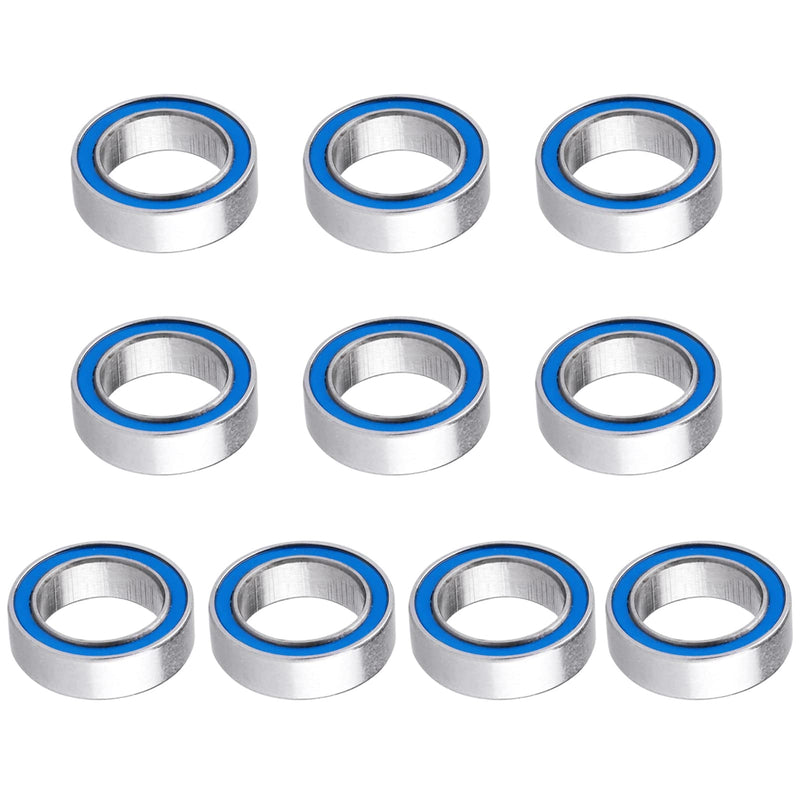 [Australia - AusPower] - RC Ball Bearings 10-Pack Bearing Steel and Double Rubber Sealed Miniature Deep Groove Ball Bearings (8x12x3.5mm) 8x12x3.5mm 