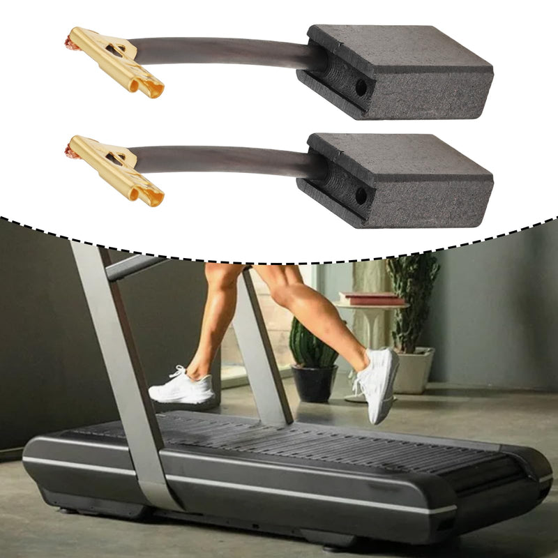 2pcs Kohlebürsten für Laufbandmotor 9,5 x 17 x 25 mm Kompatibel mit Laufbandmotoren 2