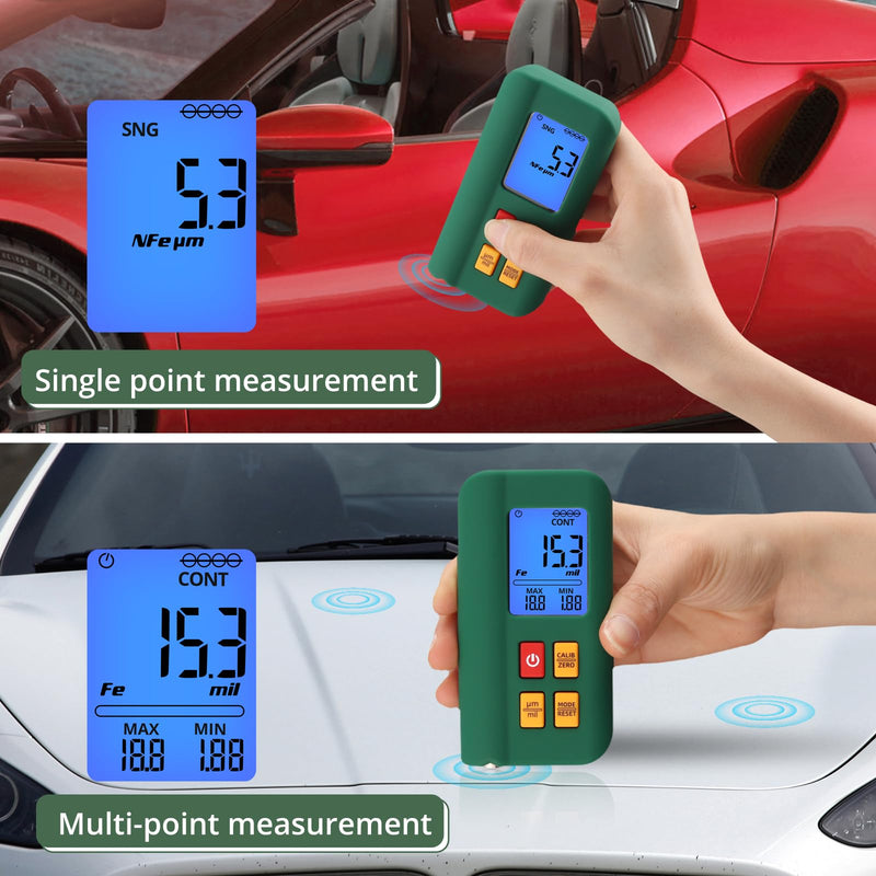 [Australia - AusPower] - EYPINS Paint Coating Thickness Gauge, 0-1500μm/59mil Range, 0.01mil/0.1μm Resolution, Auto-Digital Paint Meter for New/Used Cars, Backlit Display, Includes Battery 
