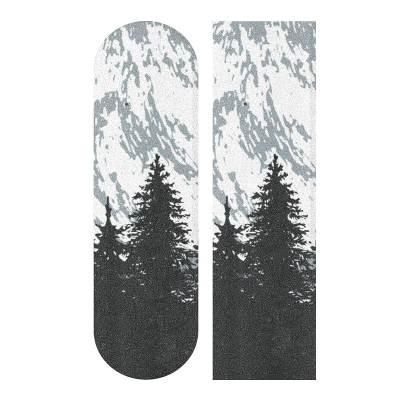 YETTASBIN Nature Mountain Skateboard Grip Tape, Bubble Free Anti Slip Longboard Grip Tape Sheet Sticker Deck Sandpaper for Rollerboard, 44 x 10 Inch