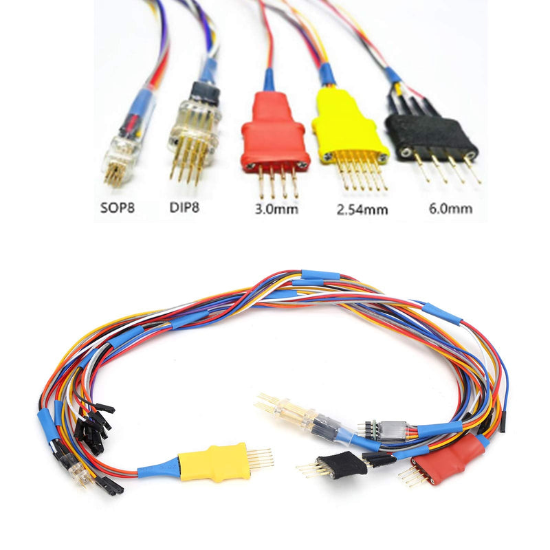 [Australia - AusPower] - Car Probe Adapter, 5 Pcs ECU Probe Adapter Work Without Soldering Pins Works ECU Car Diagnostic Tool for Xprog/iProg Diagnostic Tools 