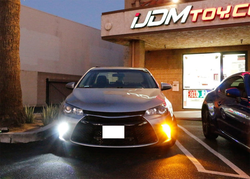 [Australia - AusPower] - iJDMTOY High Power 42-SMD LED Front Turn Signal Light w/White Add-On Feature Compatible With 2015-2017 Toyota Camry LE SE or Special Edition 