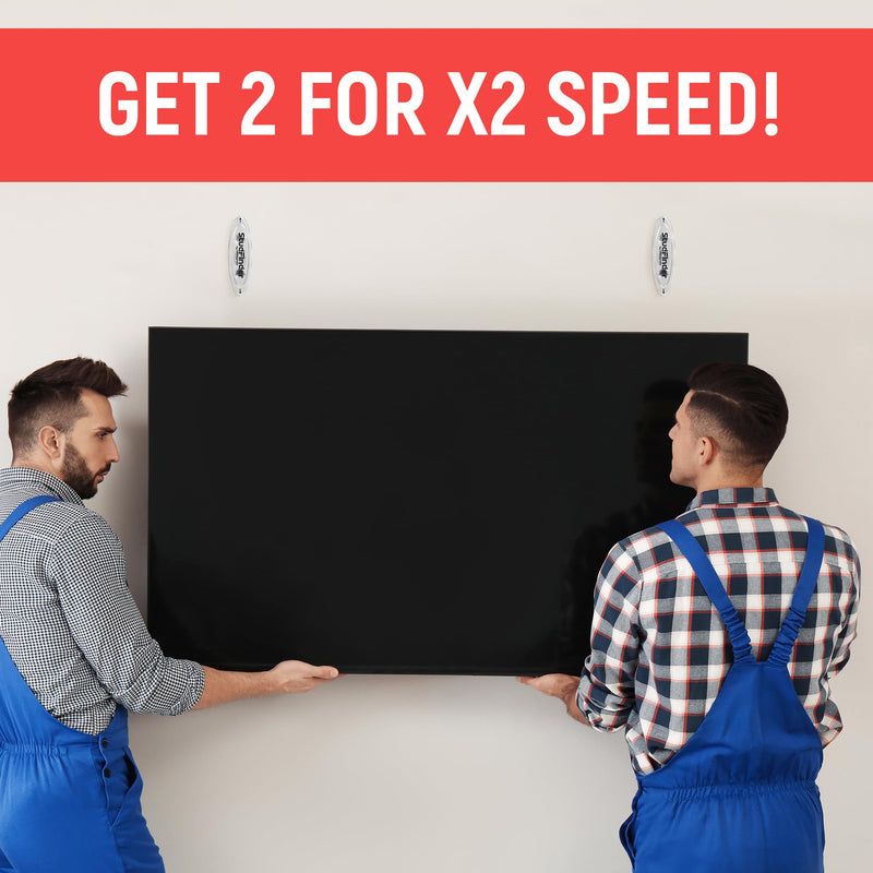 Powerful Magnetic Stud Finder PRO (Upgraded Version) Reinforced with 3 Neodymium Magnets - No-Battery Stud Detector - Deep Detection of Wood & Metal Studs in Drywall (Not for Plaster Walls) | 2 Pack