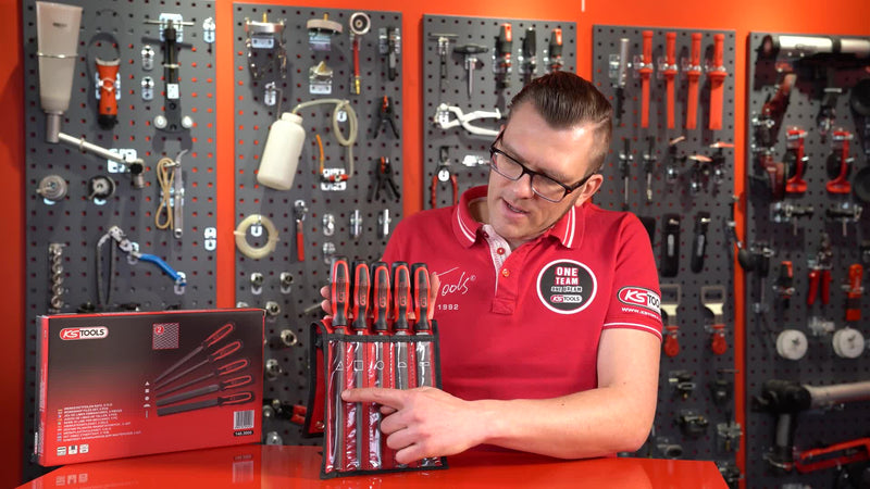 KS Tools 140.3000 Workshop files set, 5 pcs