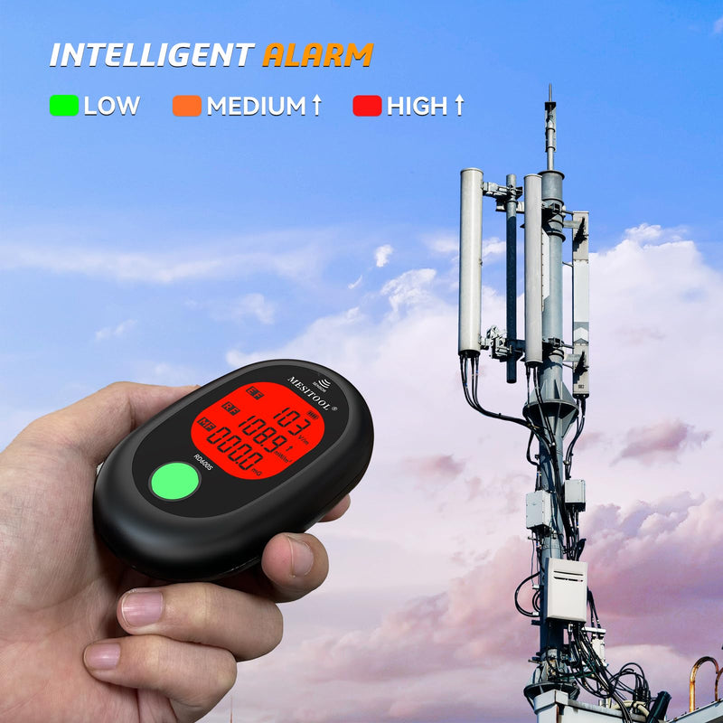 [Australia - AusPower] - EMF Meter Digital Electromagnetic Field Radiation Detector Hand-held LCD 3 in 1 EMF Detector for EF/MF/RF,5G,WiFi for Home, Office and Outdoors (600S) 600S 