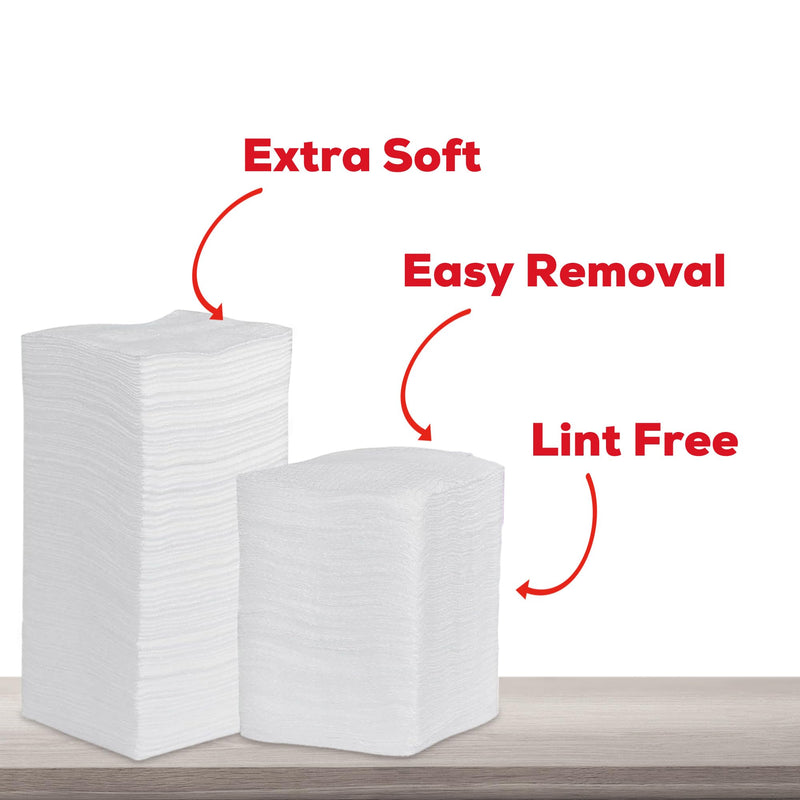[Australia - AusPower] - HEALQU 1000 Gauze Pads 2x2" - Soft Non-Woven 4-Ply Gauze Pads for Tooth Extractions, and Dental Procedures - Non-Sterile Square Gauze Sponges for First Aid, Surgical, & Wound Dressing (5 Packs of 200) 