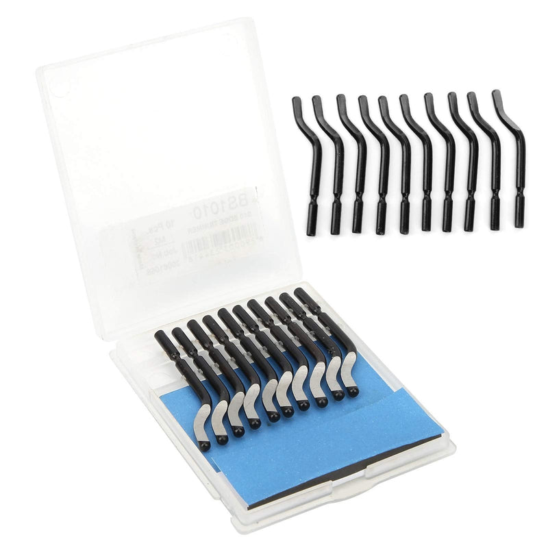 20pcs Deburring Blades BS1010 Replacement Deburring Knife Deburring Tool for Metal, Plastic, Aluminum, Copper, PVC, Iron