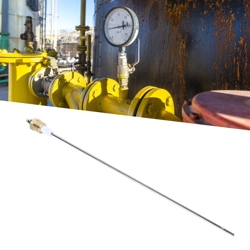 [Australia - AusPower] - Boiler Water Level Probe Sensor Electrode Rod 1 Pin G1/2 Brass PTFE Stainless Steel Sturdy Boiler Sensor Replacement 