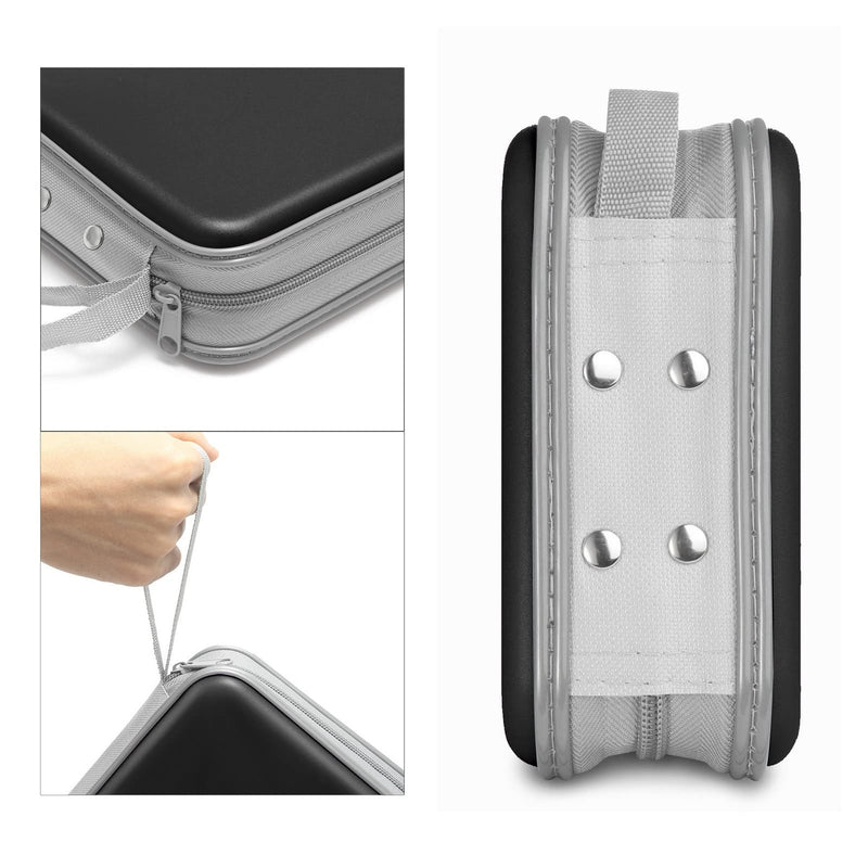 [Australia - AusPower] - CD Case, DVD Binder Wallet, Hard Plastic, 48 Capacity, Black 