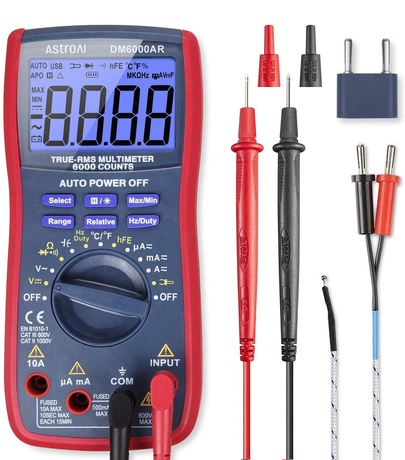 [Australia - AusPower] - AstroAI DM6000AR Multimeter & DM200M Multimeter 