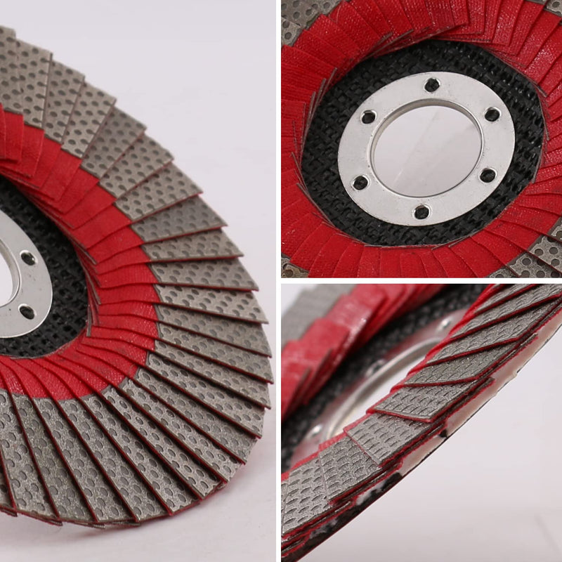 5 Inch 1 Piece 120 Grit Sanding Discs Flap Sanding Sanding Disc for Angle Grinder Diamond Sanding Pad 120 grit, 1 piece