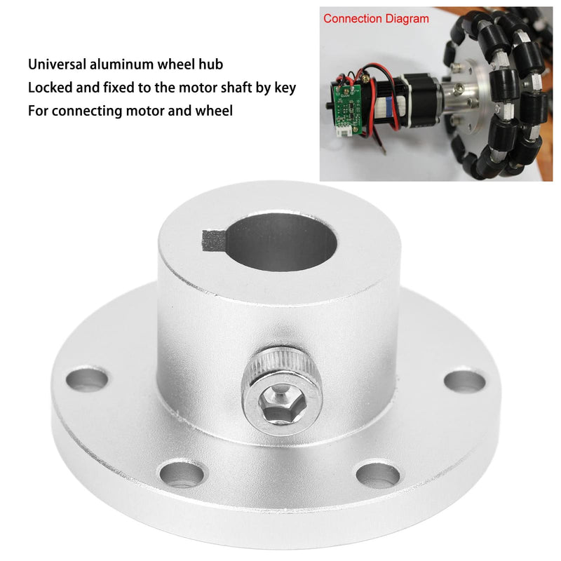 [Australia - AusPower] - Alomejor RC Flange Coupling, Metal 14mm Flange Shaft Coupling Connector for RC Accessories 