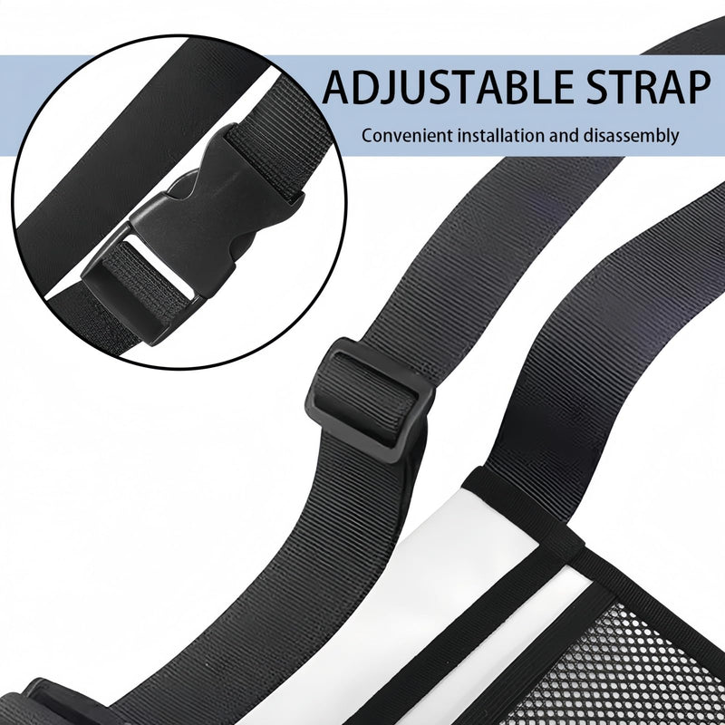 [Australia - AusPower] - Nurse Fanny Pack,Multi Compartment Medical Waist Bag,Medical Gear Pockets Storage for Stethoscopes,Bandage Scissors and Other Medical Supplies（Black） Black 