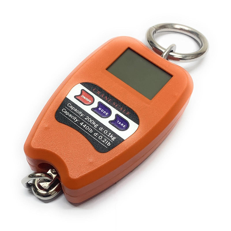 Tempo DI SALDI Professional Digital Scale for Industry, Hook Dynamometer, Max. 200 kg, Other