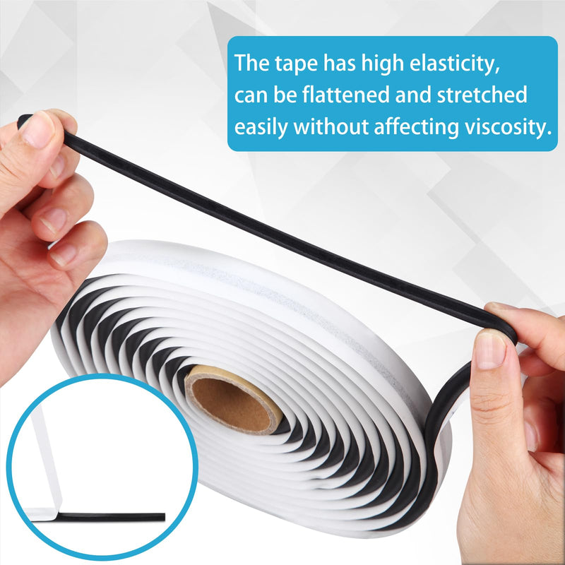 [Australia - AusPower] - Butyl Sealant Tape, 13Ft Butyl Rubber Sealant Headlight Glue Sealant Rope for Automotive (Car, RV, Marine) for Installing Car Part, Windows, Doors and Windshield etc. 1 Pack 