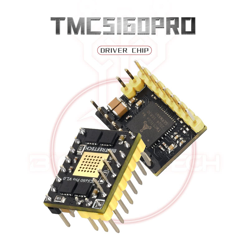 [Australia - AusPower] - BIGTREETECH TMC5160T Pro Stepper Motor Driver Silent Driver Up to 56V Support High-Speed Printing SPI&SD Mode with Heatsink for Manta M8P/M5P/M4P, Octopus Pro, Octopus, SKR 3 EZ Control Board (4 PCS) TMC5160T Pro*4 