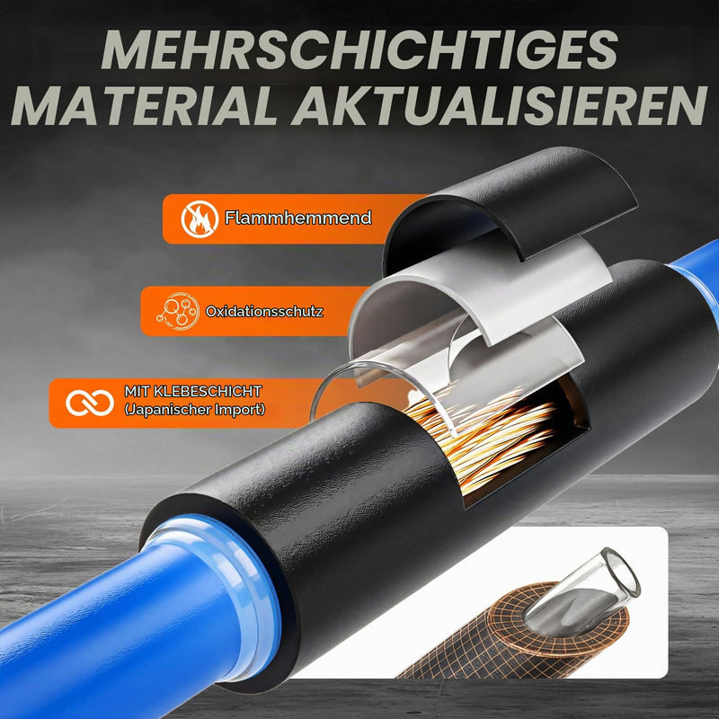 5:1 Heat Shrink Tubing Set 507 Pieces, PVDF Material Upgrade, IP68 Waterproof Heat Shrink Tubing Double Wall with Inner Adhesive, 7 Sizes for DIY & Marine Electrical Insulation Wire black 507 Stück