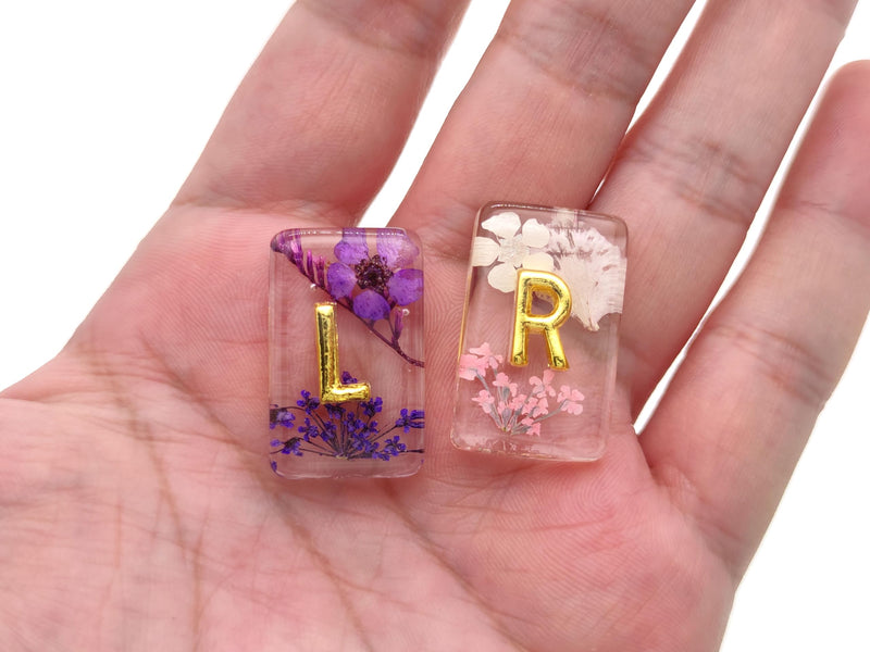 [Australia - AusPower] - ASVP Shop X-Ray Markers Flower Resin with Lead Letters - includes Adhesive Strips Your X-Ray Markers - Extra Strength - Reusable & Washable 
