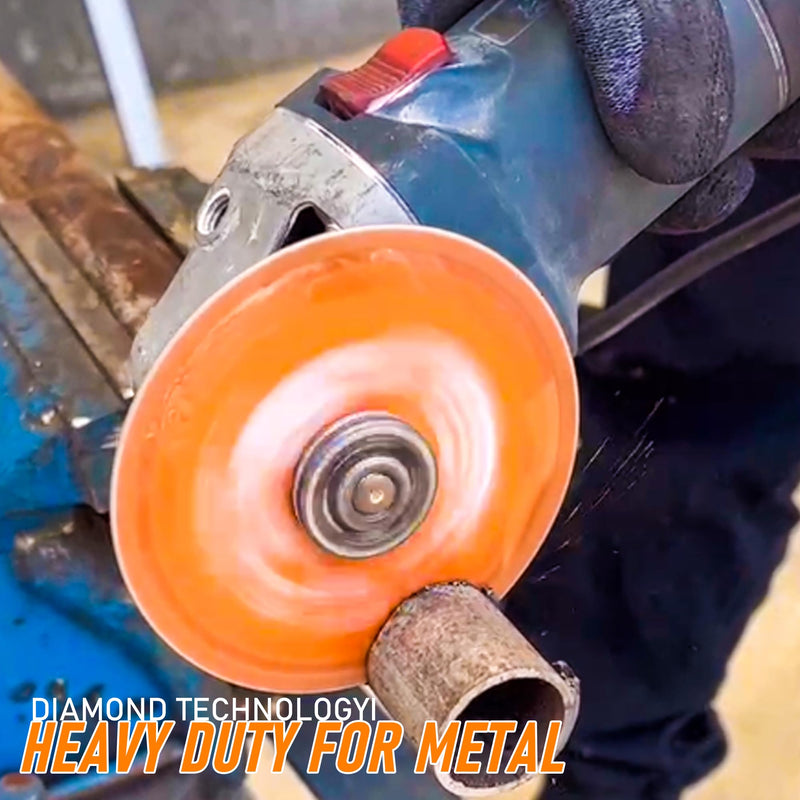 [Australia - AusPower] - Diamond Cutting Wheel 4-1/2 Inch with 7/8" Arbor Hole, Metal Cut Off Disc with 5000+ Cuts on Rebar, Steel, Iron and INOX 4-1/2inch 1.0 