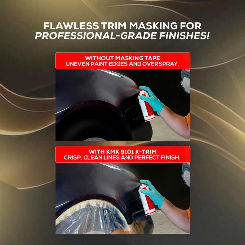 KMK 9101 K-Trim - 50mm x 10m | Professional Automotive Edging Tape for Clean and Precise Masking