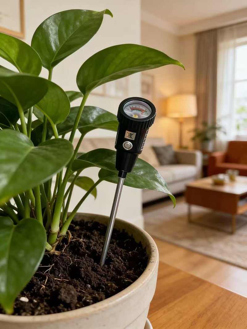 [Australia - AusPower] - Soil Moisture Meter, Quickly detect Soil Acidity and Alkalinity Without the Need for Batteries, Portable Soil ph Meter, Le for Gardens, Lawns, Larms, and Indoor Potted Plants,295 mm Long 