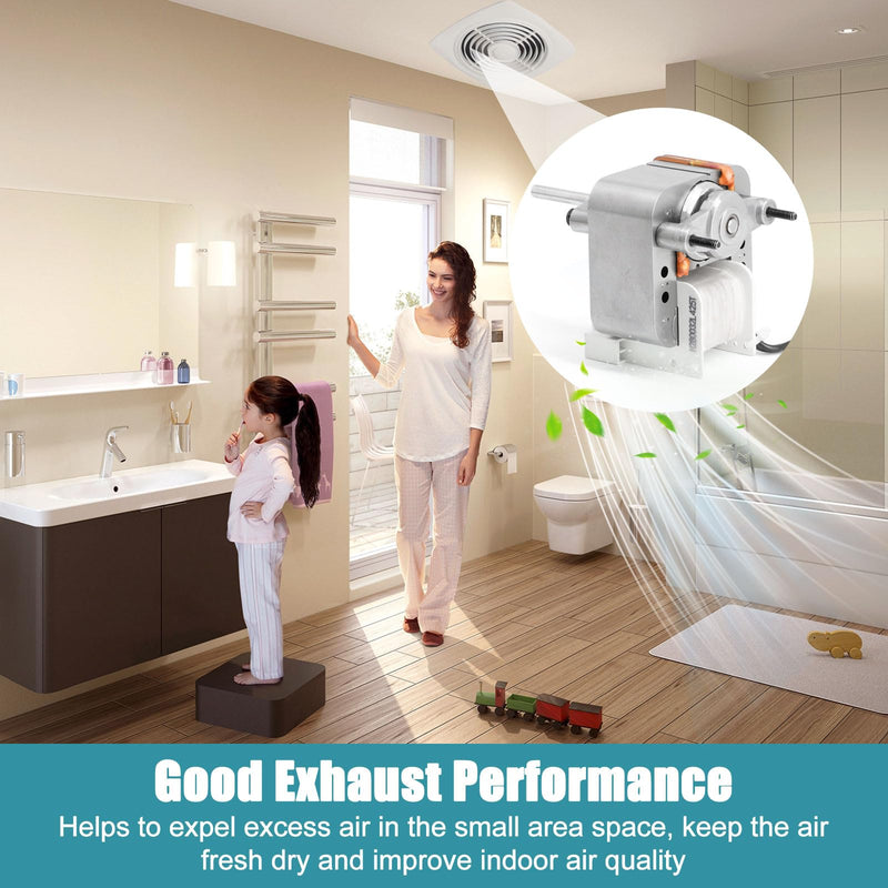 Criditpid 99080176 Vent Fan Motor Replacement for Broan NuTone 505, 505-B, 505-A, 507, 507-C, 505MG-A, 507MG, 503-A Bathroom Exhaust Fan, S99080176 Ventilation Fan Motor 1.5 AMP, 3000 RPM, 120 Volts 99080176 Motor
