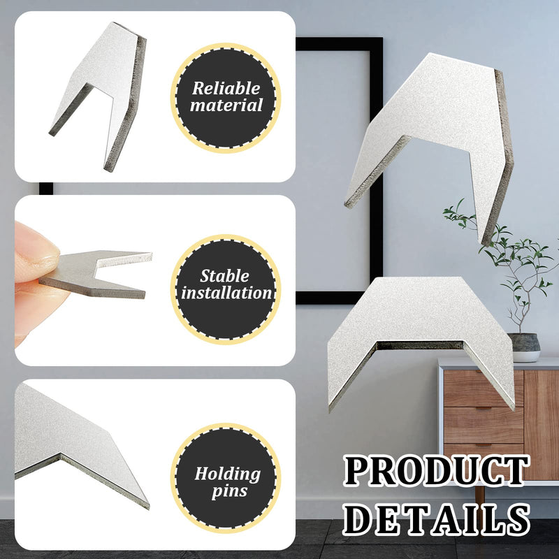 [Australia - AusPower] - Drawer Stops, Drawer Stoppers for Dresser Metal Drawer Stops Antique Style Drawer Track Guide and Glides Stopper Furniture Parts Accessories for Drawers (24 Pieces) 24 