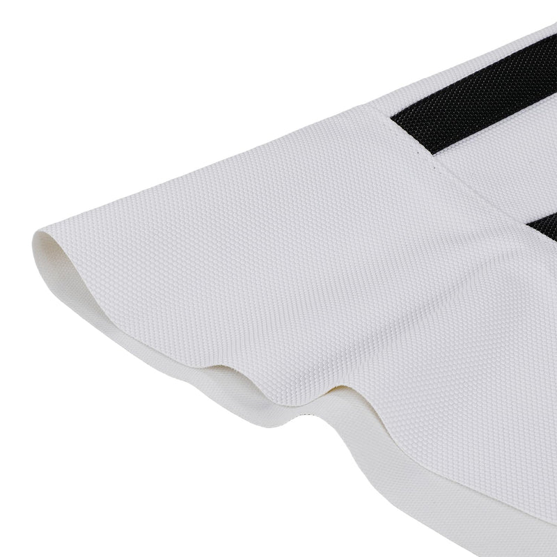 [Australia - AusPower] - Dirt Bike Seat Cover Universal for Yozma IN10 Ebike in 10 CRF XR TTR KLX PW DRZ RM 50 70 80 100-125cc Pit Bike White/Non Slip Black Stripe/Gripper Soft/Water Proof 