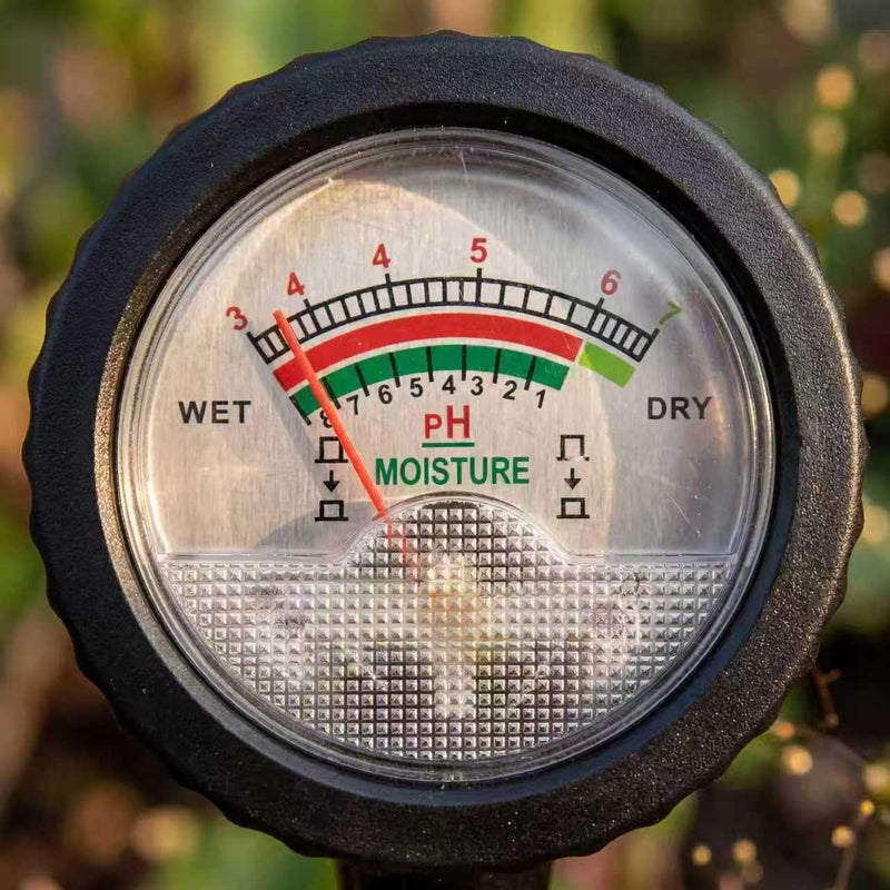 [Australia - AusPower] - Soil Moisture Meter, Quickly detect Soil Acidity and Alkalinity Without the Need for Batteries, Portable Soil ph Meter, Le for Gardens, Lawns, Larms, and Indoor Potted Plants,295 mm Long 