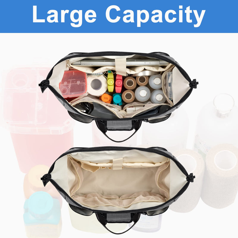 [Australia - AusPower] - Damero Protective Stethoscope Case with Divider, Utility Tote and Nurse Bag with Zip-Top Closure and Side Fasten Snaps 