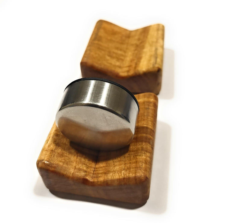 [Australia - AusPower] - Solid Hardwood V Blocks Pair for Holding Objects, Workshop or Hobby 