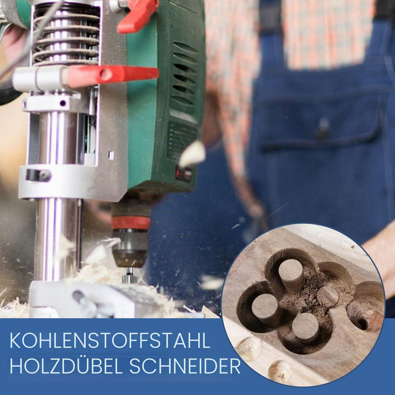 Deep Tenon Drill for Carpentry Work, 8mm, 10mm, 12mm, 15mm, 20mm, 25mm, 30mm, 35mm, 40mm, Wood Dowel Hole Cutter, Tenon Cutter, Cork Drill, Deep Dowel Cutter (10mm)