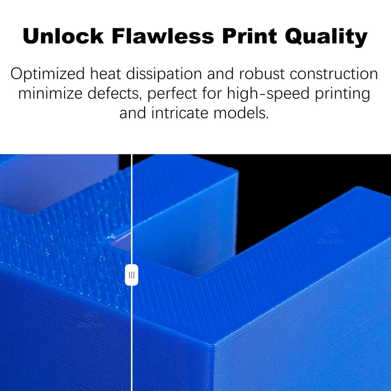 [Australia - AusPower] - 2 Pack 0.4MM Centauri Carbon Hotend with Brass Hardened Steel Nozzle, 3D Printer Print Head Extruder Part for Elegoo CC Accessories with Extra 2 Silicone Covers and 2 Nozzle Cleaners 2 Pack Hotend Kit 