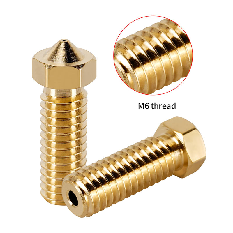 [Australia - AusPower] - 15PCS Nozzles Kit for Anycubic Vyper, 3D Printer 7PCS 0.4mm Brass Nozzles and 2PCS 0.2mm, 0.6mm, 0.8mm, 1.0mm Brass Nozzles Kit for Anycubic Vyper, Kobra Plus, Kobra Max 