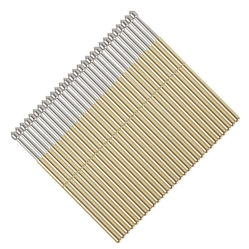 [Australia - AusPower] - 100PCS P100-E2 Spring Test Pins, 3A Spring Test Probe Pin Set, Brass 1.5mm Round Spring Test Probes, Conical Head Spring Probe Pin Replacement PCB Testing Tools 