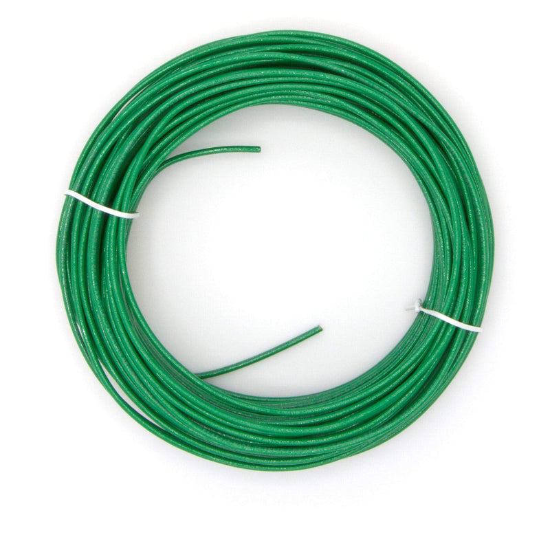 [Australia - AusPower] - THE CIMPLE CO 10 Feet (3 Meter) - Insulated Solid Copper THHN/THWN Wire - 14 AWG, Wire is Made in The USA, Residential, Commerical, Industrial, Grounding, Electrical Rated for 600 Volts - in Green 10 Feet (3 Meter) Solid Copper Wire 