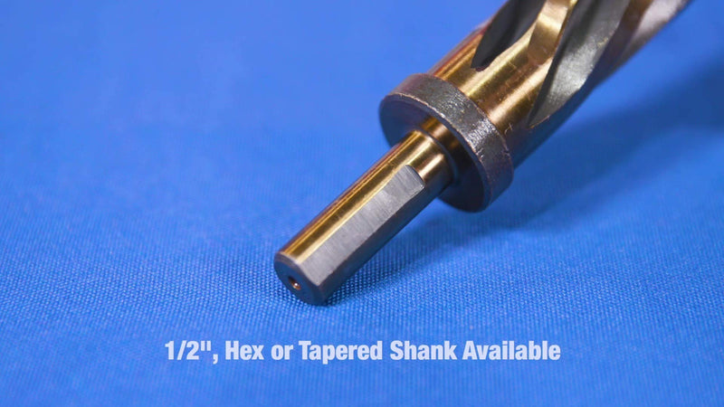 [Australia - AusPower] - Drill America 1/2" Bridge/Construction Reamer with 1/2" Shank, DWR Series 