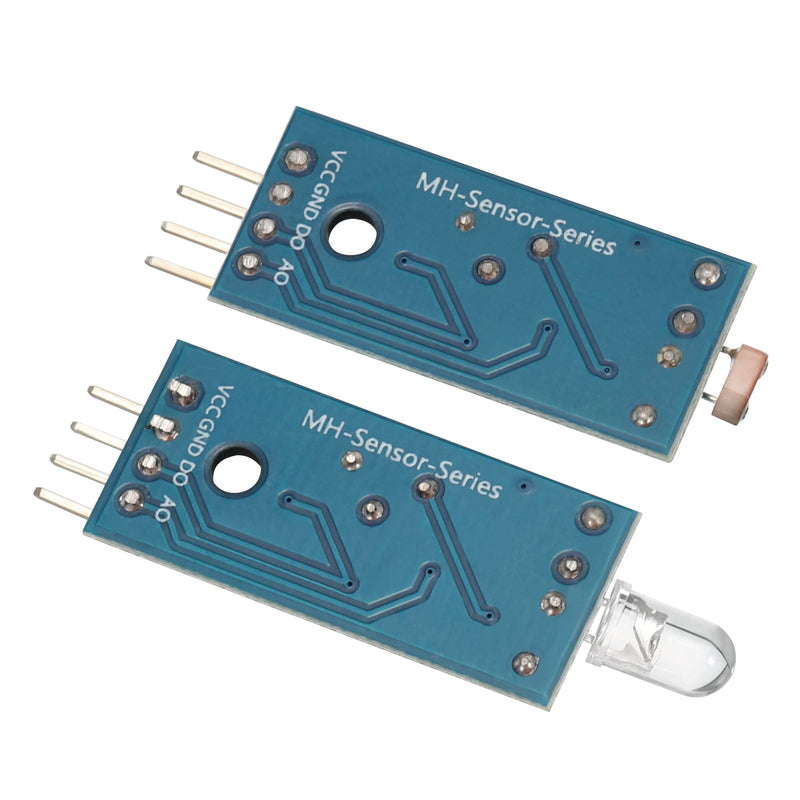 [Australia - AusPower] - MECCANIXITY 4 Terminals Photosensitive Diode Sensor and Photoresistor Sensor Module for Light Detection 1 Set 