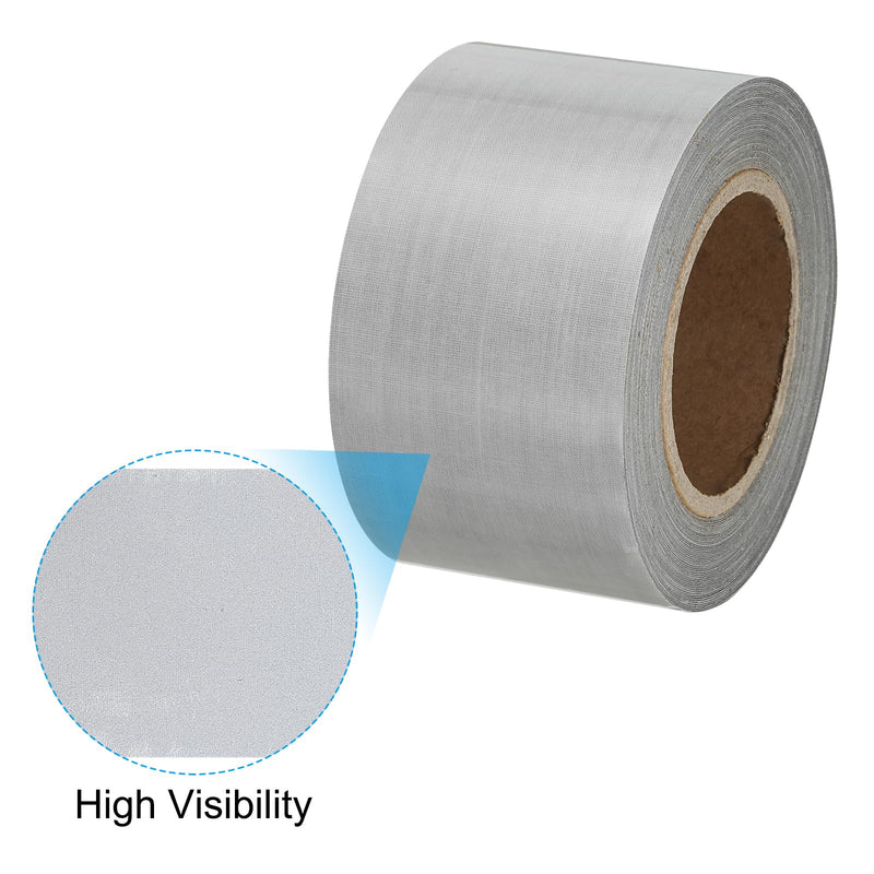 PATIKIL Reflective Tape, 2" x 26Ft Self Adhesive Stick on High Visibility Reflective Tape for Helmets, Sport Protections, Backpack, Gray 2 Inch x 26 Feet