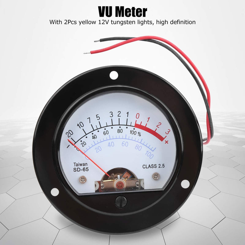 [Australia - AusPower] - Level Meter Header, High‑Accuracy VU Meter Header, for DIY Mixer Recording Studio Home Audio 