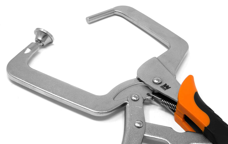 WEN CL436R 4-Inch Right Angle Clamp for Woodworking and Pocket Hole Joinery & CL327F 3-Inch Face Clamp for Woodworking and Pocket Hole Joinery