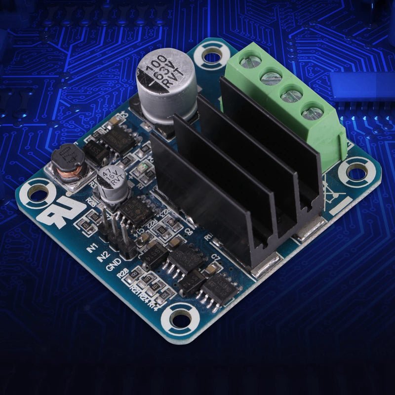 50A High Current H Bridge Driver Module for Motor Forward and Reverse Rotation, PWM Signal Isolation, Compatible with 3.3V to 12V