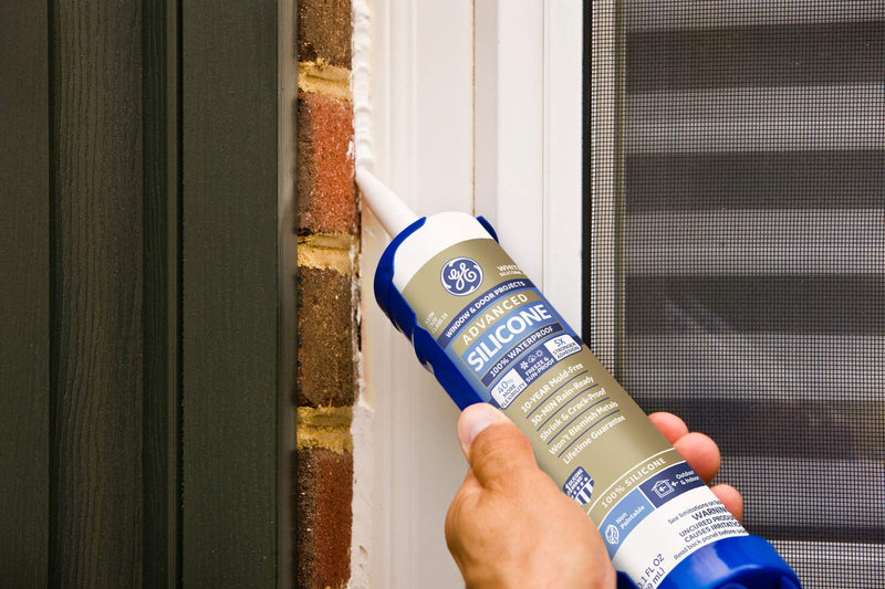 [Australia - AusPower] - GE Sealants & Adhesives GE5000 Advanced Silicone 2 Window & Door Sealant Clear, 10.1oz, 10 Fl Oz 