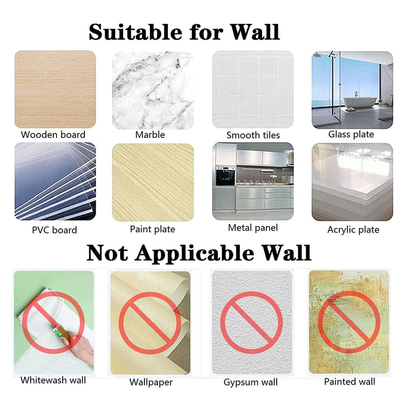 [Australia - AusPower] - 72 Small Refill Strips, Damage Free Hanging Wall Adhesive Strips for Indoor Wall Hooks, Wall Hanging Strips for Holiday Posters and Decorations,Removable Double Sided Adhesive Strips Small-72strips 
