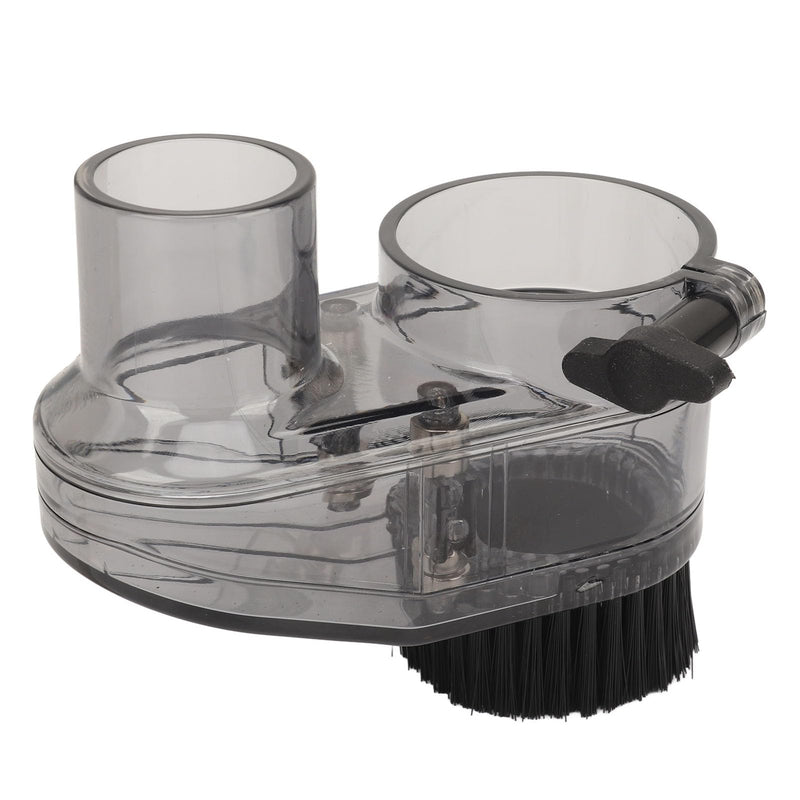 CNC Woodworking Dust Cover Shoe 52mm Diameter Transparent Dust Shoe with 38mm Hose Connector for Dust Extraction Accessories for CNC Router