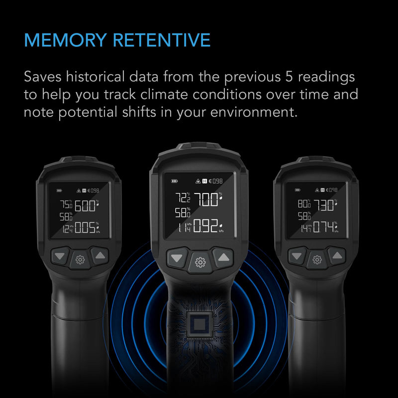 AC Infinity VPD Thermometer, Handheld Environmental Monitor, Captures Leaf VPD and Temperature, Calibrates Smart Controllers, Precision Infrared Range for Plants, Grow Tents, Greenhouses, Terrariums